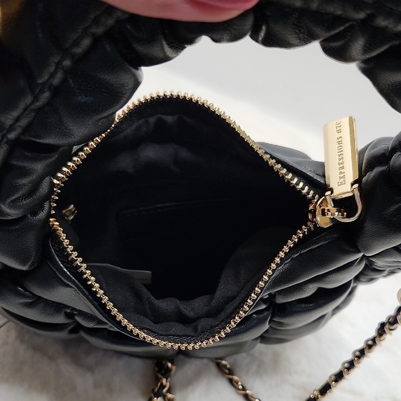 NWOT Expressions Quilted Puffer Bag - Picture 10 of 14